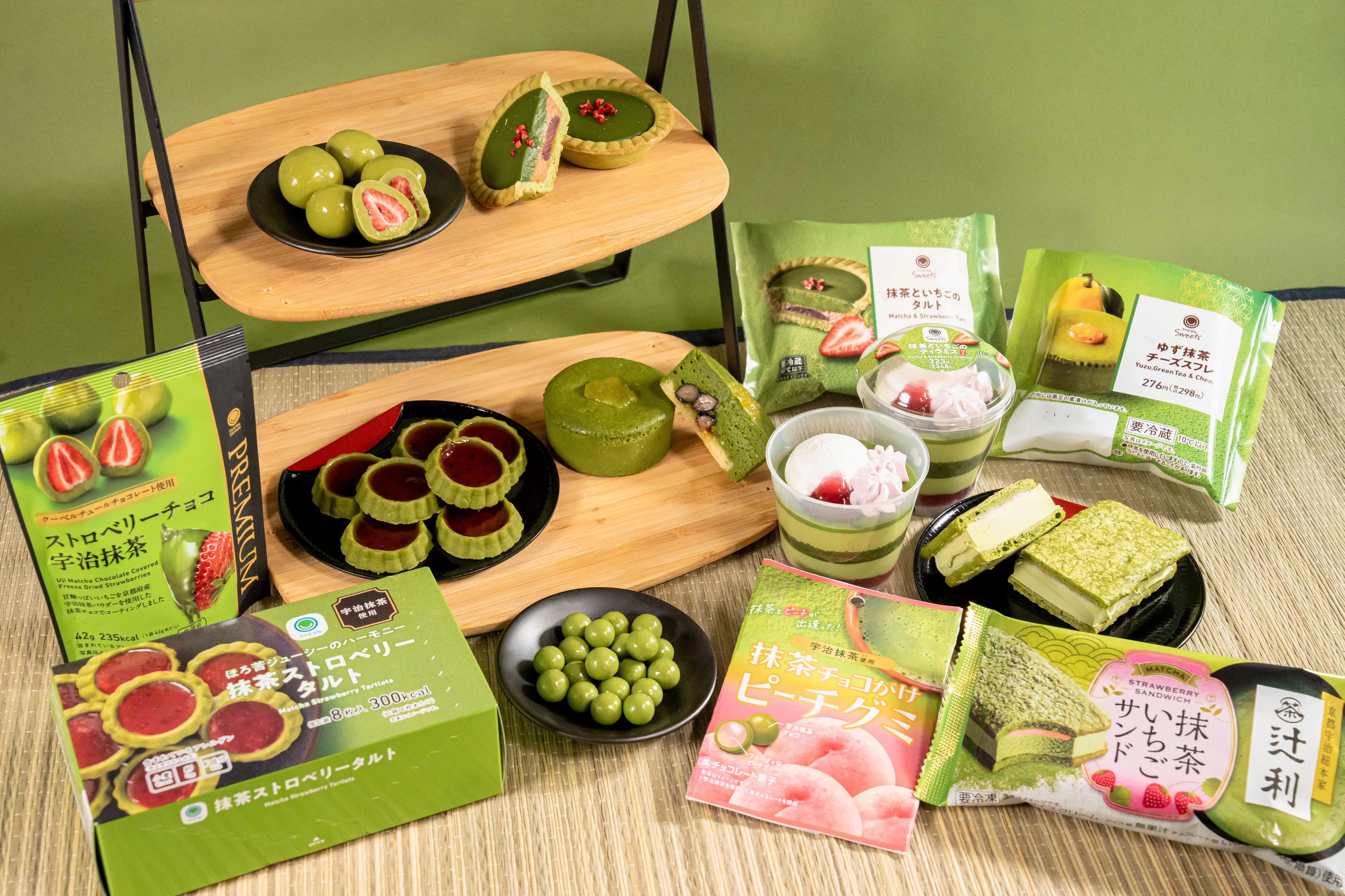 抹茶迷必吃！日本全家便利商店首次推出「抹茶絕配水果」甜品活動