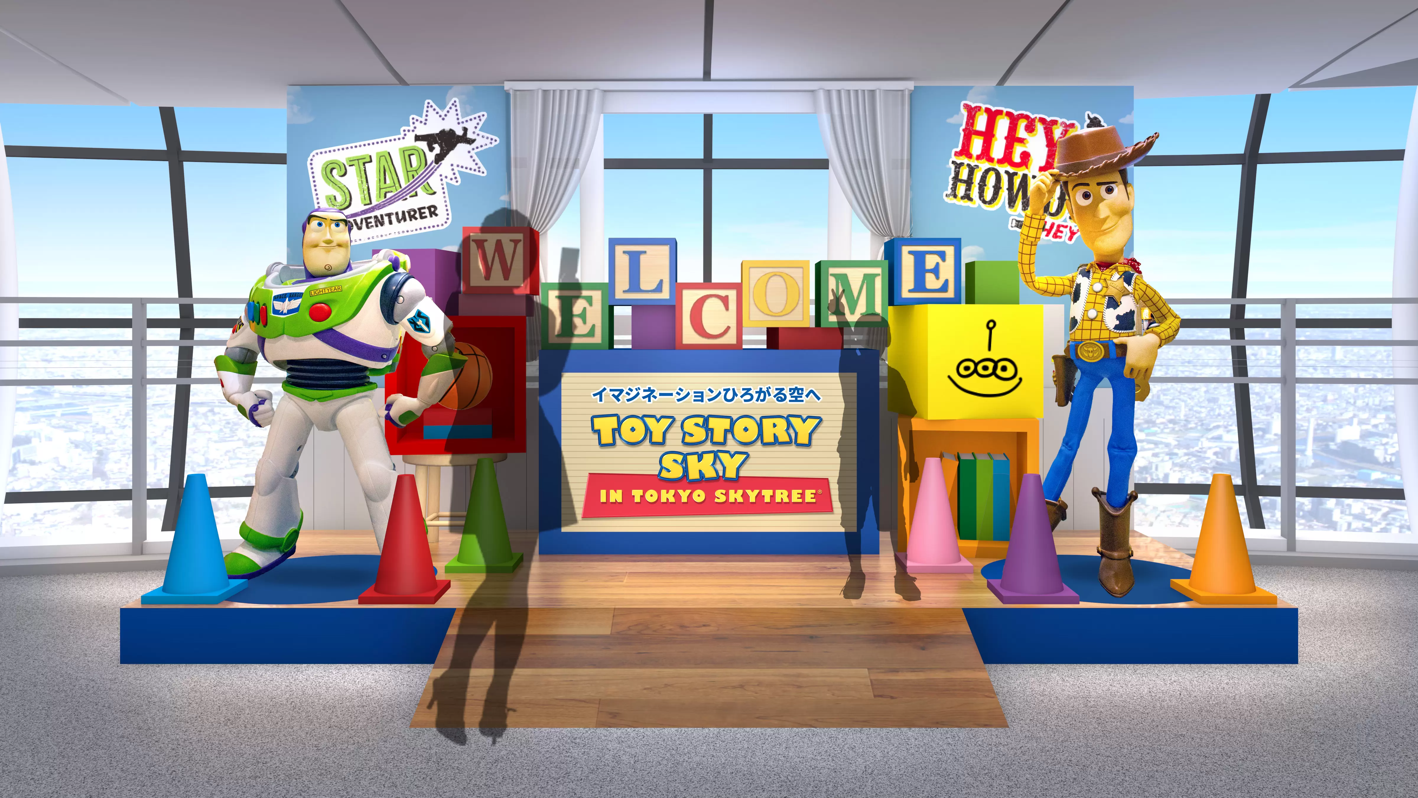 皮克斯迷快來玩！《玩具總動員》人氣角色集結東京晴空塔