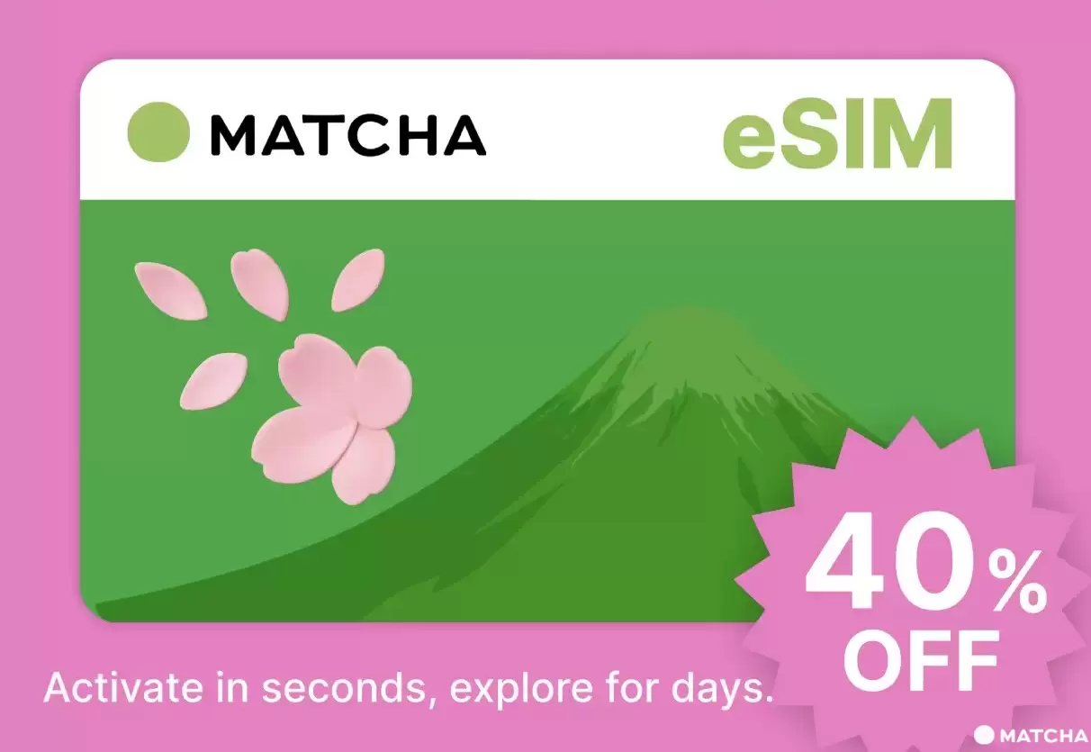MATCHA sIM 40% OFF Coupon