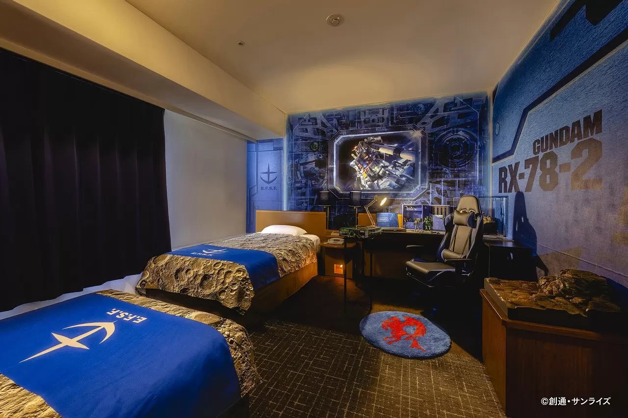 Gundam-Themed Hotel Rooms in Tokyo and Fukuoka: 2025 Summer Only!