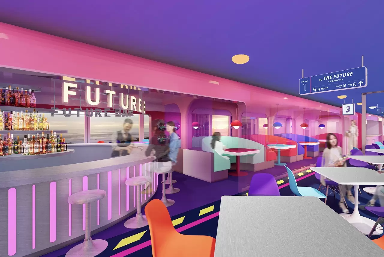 New in Kyoto! FUTURE TRAIN KYOTO DINER & CAFE on Abandoned Line