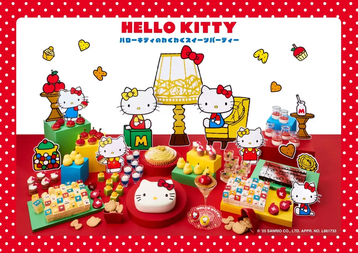 京都刮起70年代「Hello Kitty」旋風！超萌甜點吃到飽歡樂派對