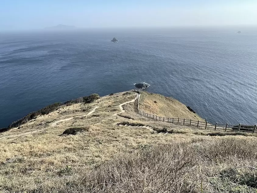 Cape Takamo offers a spectacular view. If the weather is good, you can see all of Kyushu.<br /> 