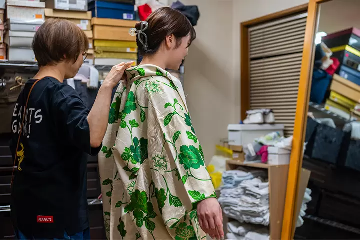 I decided on this kimono!<br /> 