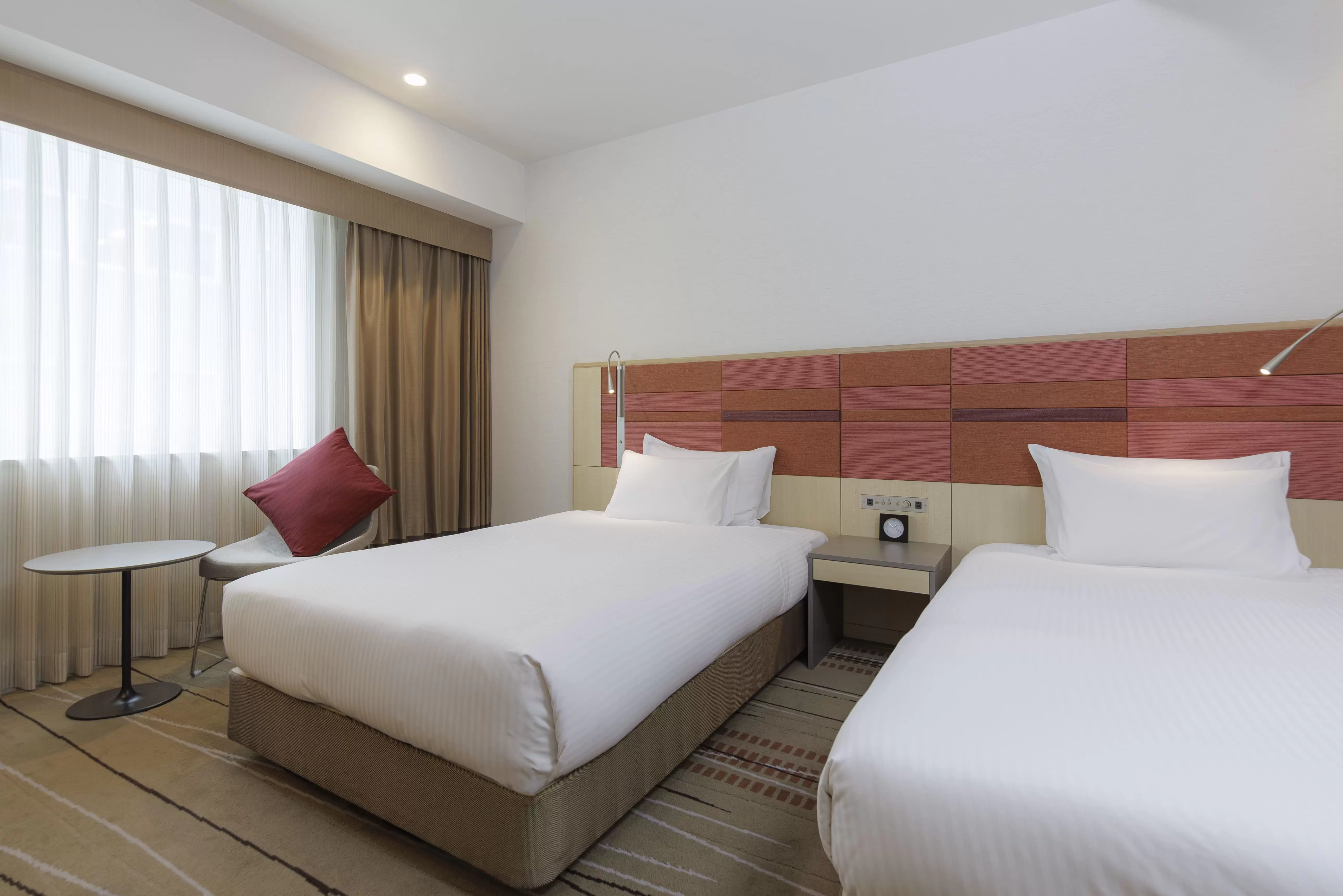 Superior Twin: Relax in a modern Japanese room.<br />