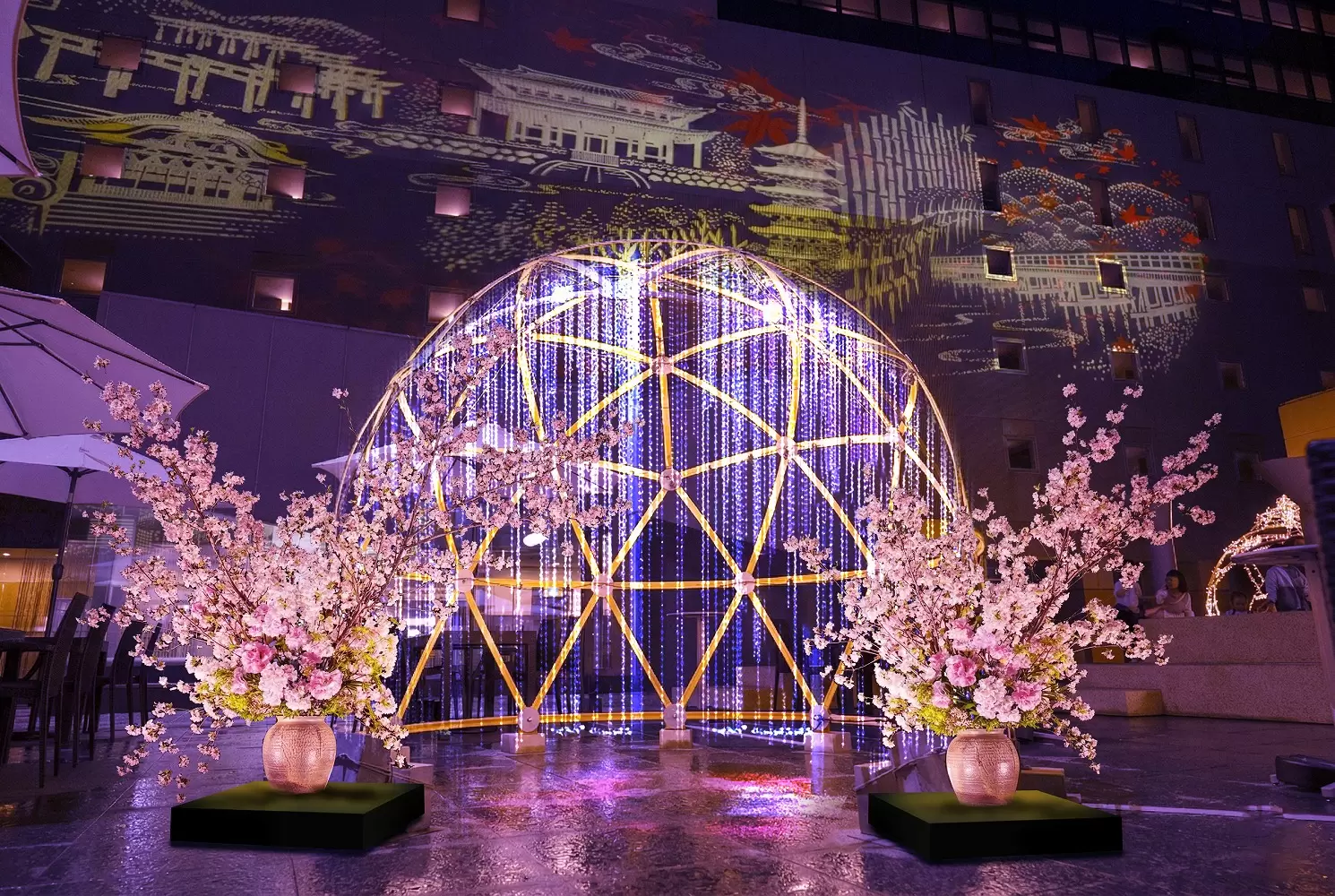Walk Kyoto Station’s New Sakura Art Trail and NIWA Terrace