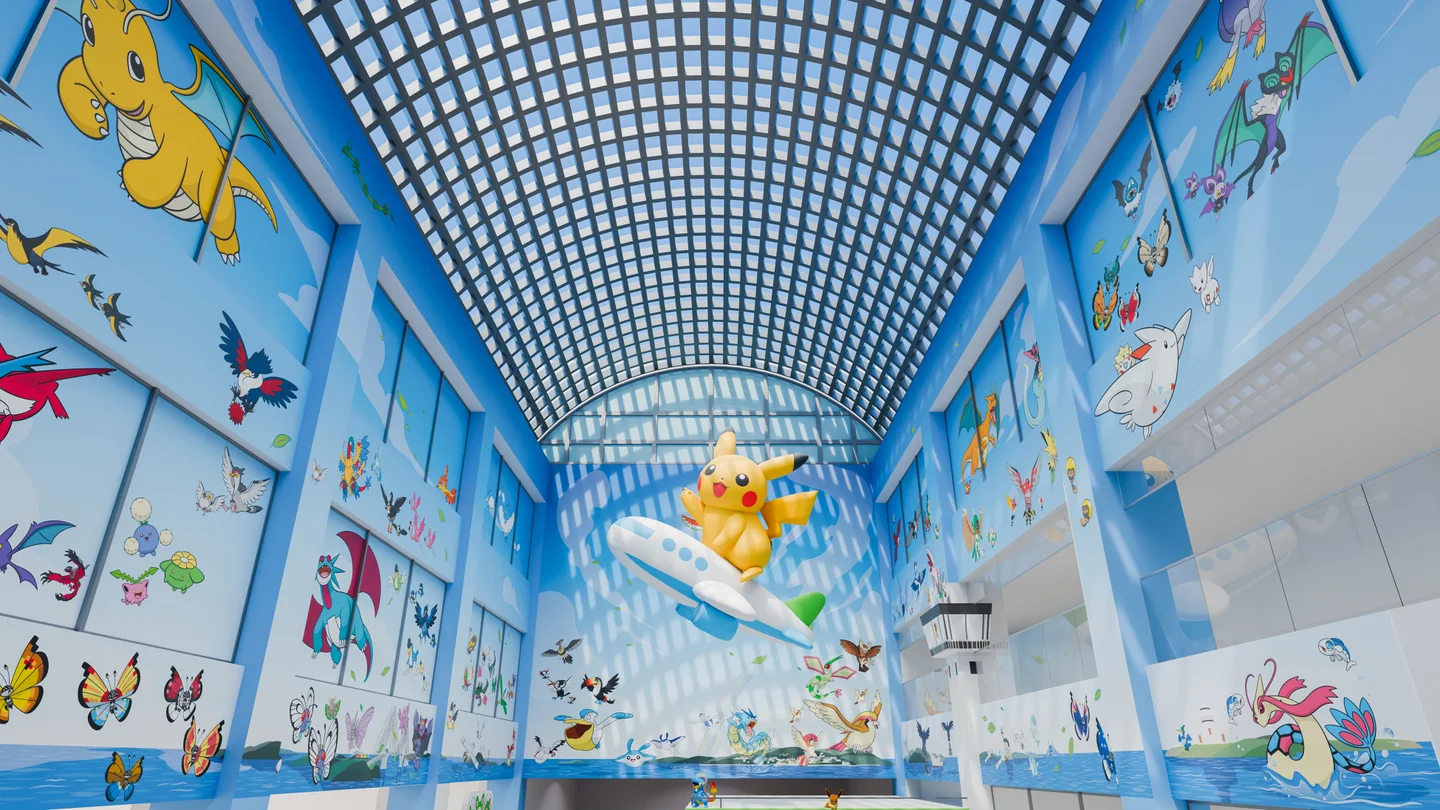 空港中にポケモンが!?石川県・能登に「のと里山ポケモン・ウィズ・ユー空港」がオープン