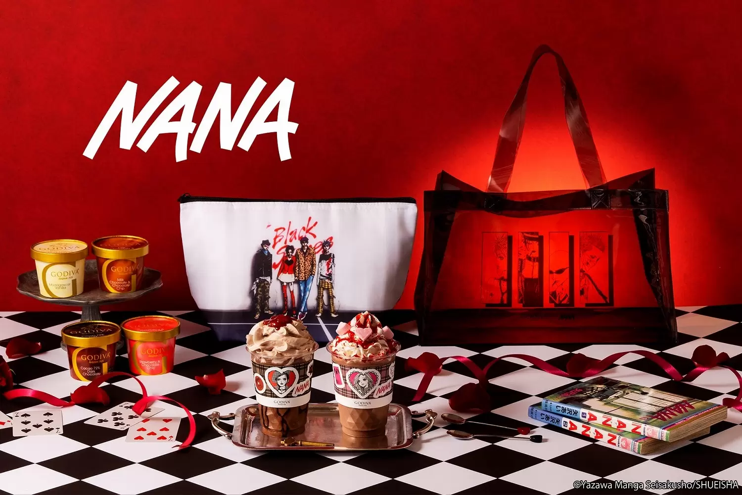 GODIVA × NANA Collaboration: Drinks and Exclusive Goods