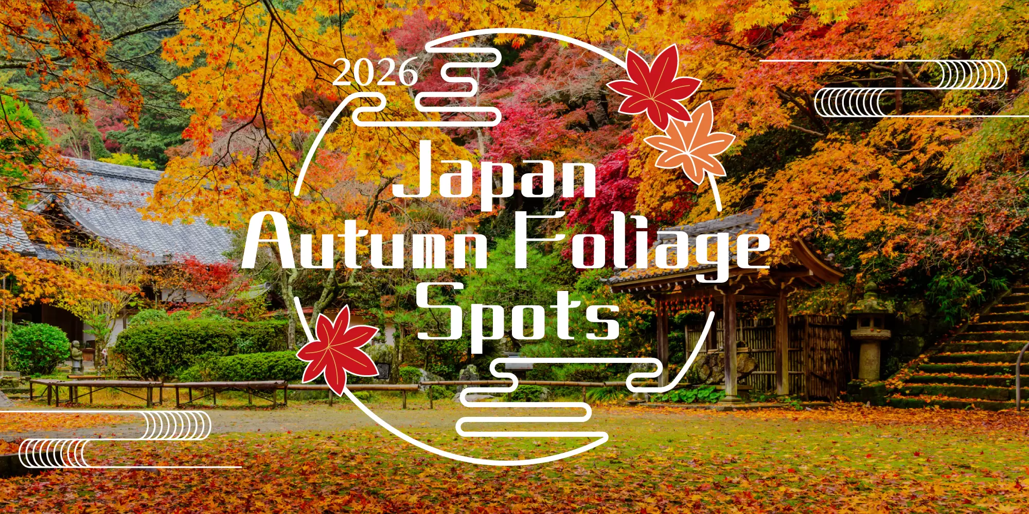Japan autumn foliage spots, guided by local tourism partners