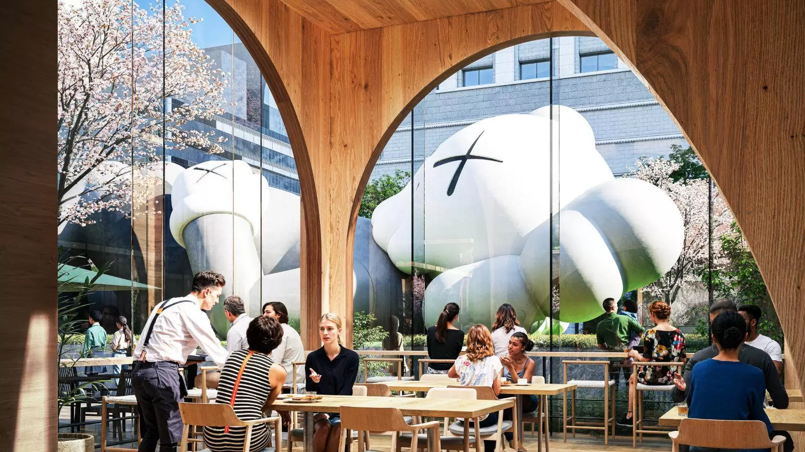 有樂町大變身！新地標「YURAKUCHO PARK」和國際知名藝術家「 KAWS 」合作