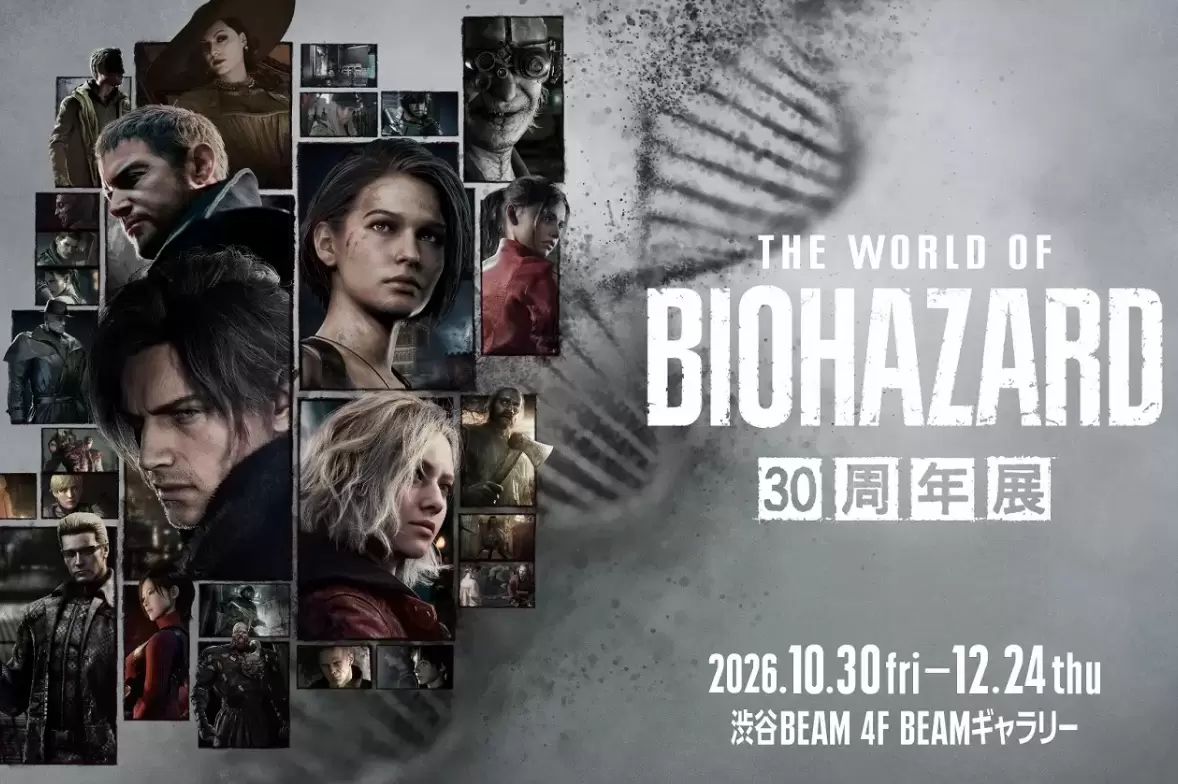 《惡靈古堡》30週年恐怖世界降臨東京！Leon等身大模型、限定《惡靈古堡》徽章
