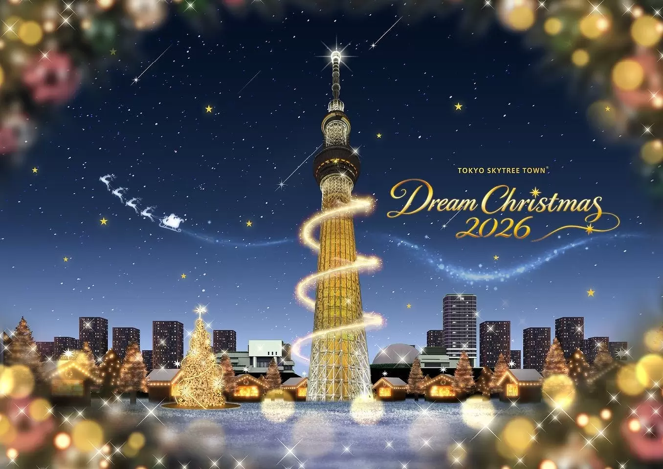 Tokyo Skytree Christmas 2026: Golden Lights and Market