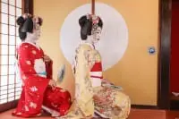 Sakata City Geisha Shows and  Kabuki Makeup