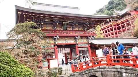 佐賀縣祐德稻荷神社-賞楓拱橋樓門
