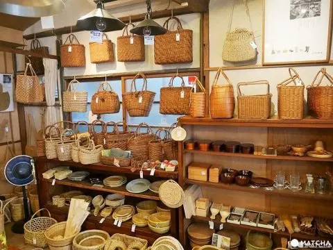 網　鞄　谷中　松野屋 生活の一部に取り入れたい、谷中銀座「暮らしの道具 谷中松野屋