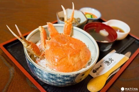 松葉がに1杯まるごと丼