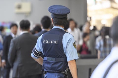 撮影注意_警察
