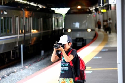 撮影注意_電車