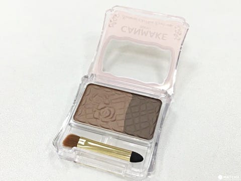 CANMAKE雪紡紗眉粉餅限定色05盒內