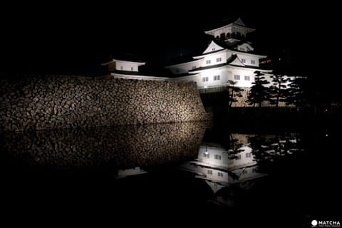 富山城夜晚