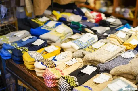 Japanese Made Socks from French Bull and in Niigata Prefecture at Coriss Karuizawa