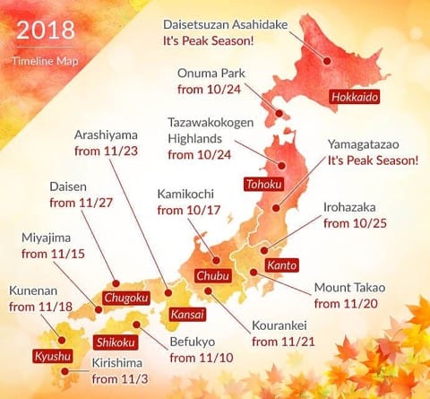 Autumn In Japan 2018 – How To Enjoy The Fall Foliage Season
