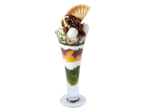 vegan matcha parfait