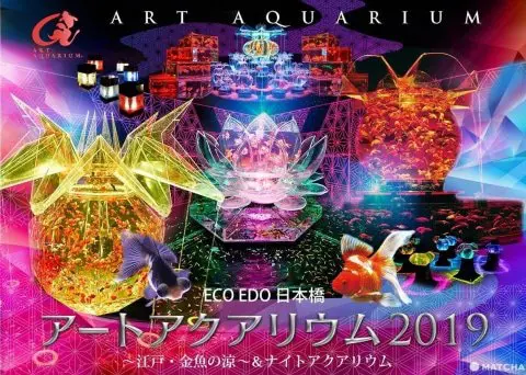 1万匹の金魚の妖艶さと儚さ。夜も楽しい「アートアクアリウム