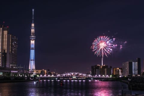 ดอกไม้ไฟซุมิดะ sumida fireworks festival