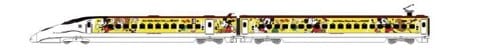 JR九州 Waku Waku Trip 新幹線(5月17日~9月1日運転)©Disney