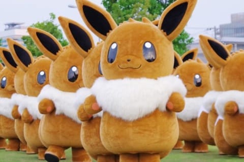 Yokohama Pikachu Outbreak 2019 - Eevee's Return Alongside 2000 Pikachus