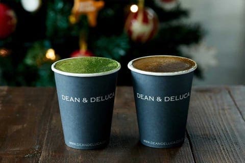DEAN & DELUCA Matcha Pistachio And Roasted Tea With Chestnut Lattes