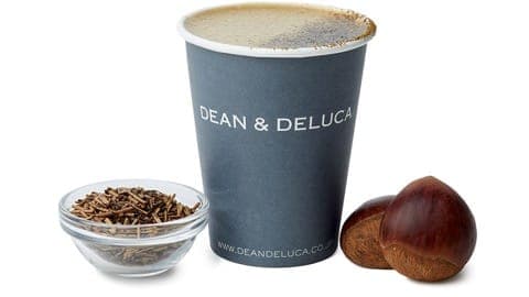 DEAN & DELUCA Matcha Pistachio And Roasted Tea With Chestnut Lattes