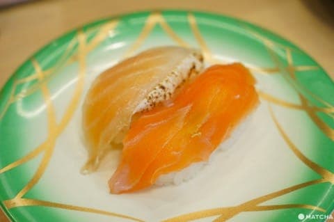东京美食_松屋_寿司松_鲑鱼寿司