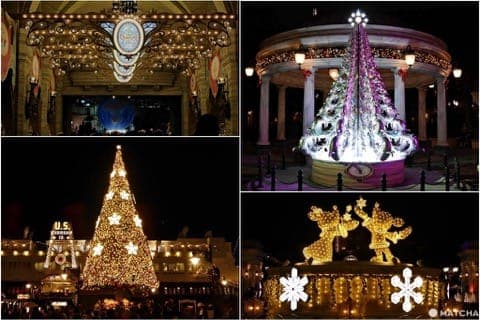 Tokyo Disney Sea Christmas at Night