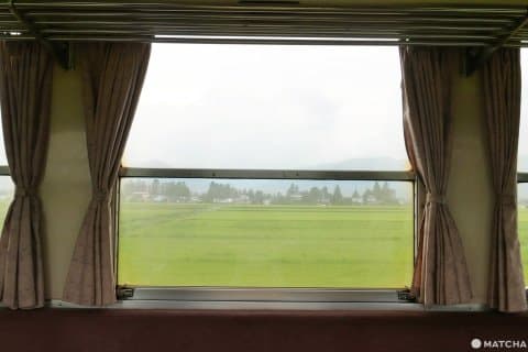 長井線車窗
