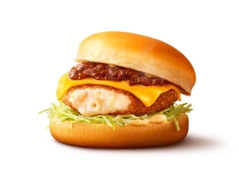 McDonalds Japan Cream Korokke Burger And Strawberry Sankaku Pie