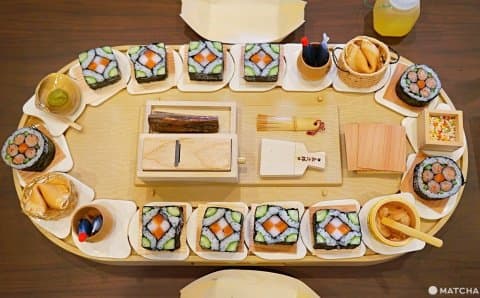 tapis roulant sushi vegan airkitchen