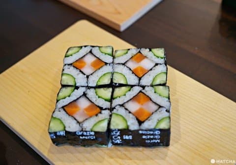 sushi végétalien airkitchen