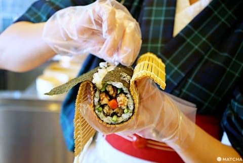 sushi végétalien airkitchen