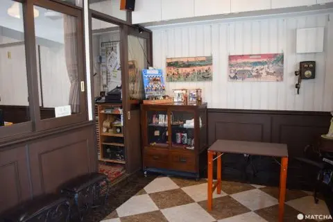 お店のインテリアに人力車