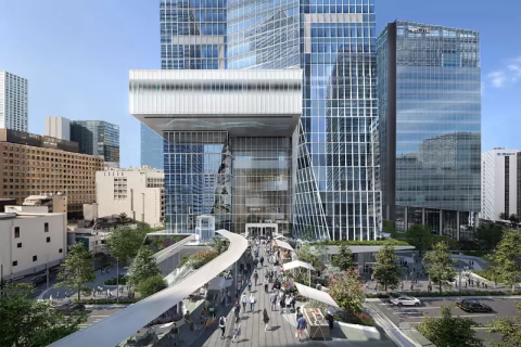 Toranomon Hills Station Tower by OMA - 谷德设计网