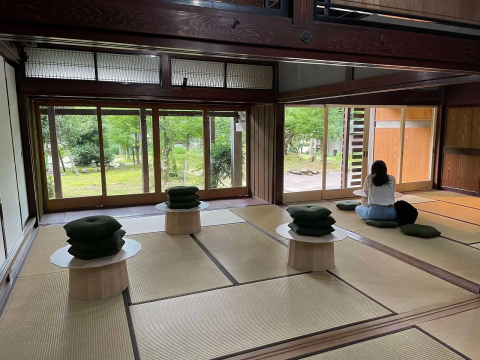 平泉寺白山神社の苔がモチーフの抹茶・日本茶専門カフェ「ROKUSAI ー鹿