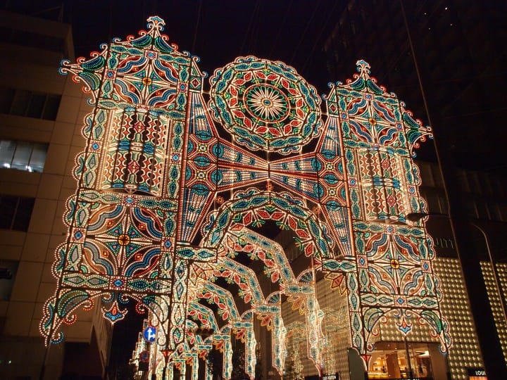 關西最具代表性的冬季限定燈飾藝術活動─神戶LUMINARIE光之祭典