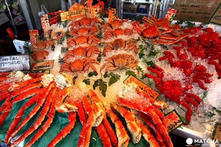 삿포로의 「니죠 시장」에는 홋카이도의 맛있는 식재료가 모인다!