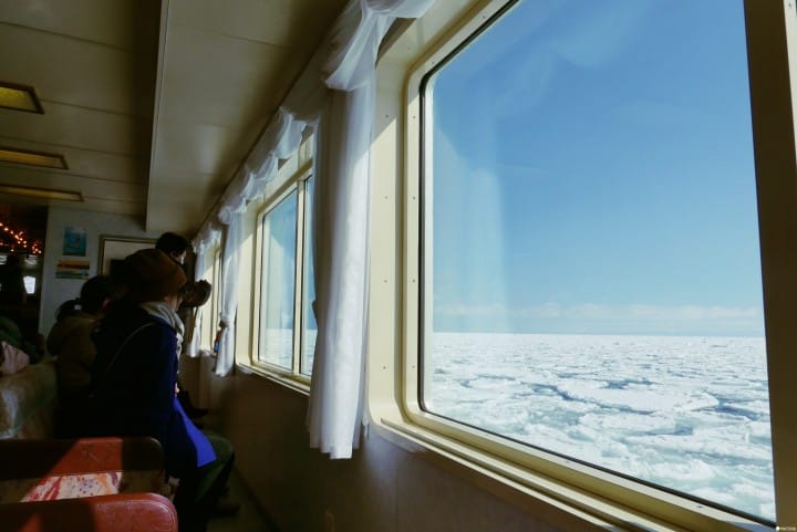 冬季北海道有什么好玩的!体验世界奇景流冰。网走VS纹别 破冰船比一比