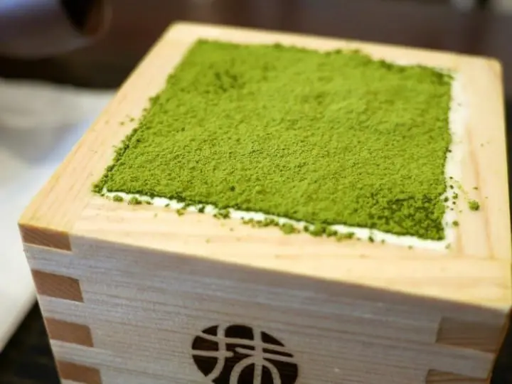 用枡盛装的绝品宇治抹茶提拉米苏只在京都河原町“MACCHA HOUSE 抹茶馆”