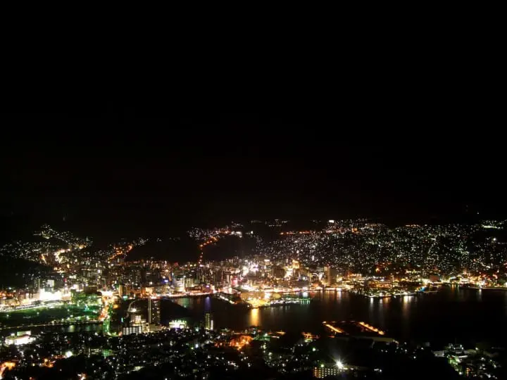 魅力日本三大夜景之一! 長崎「 稻佐山」!