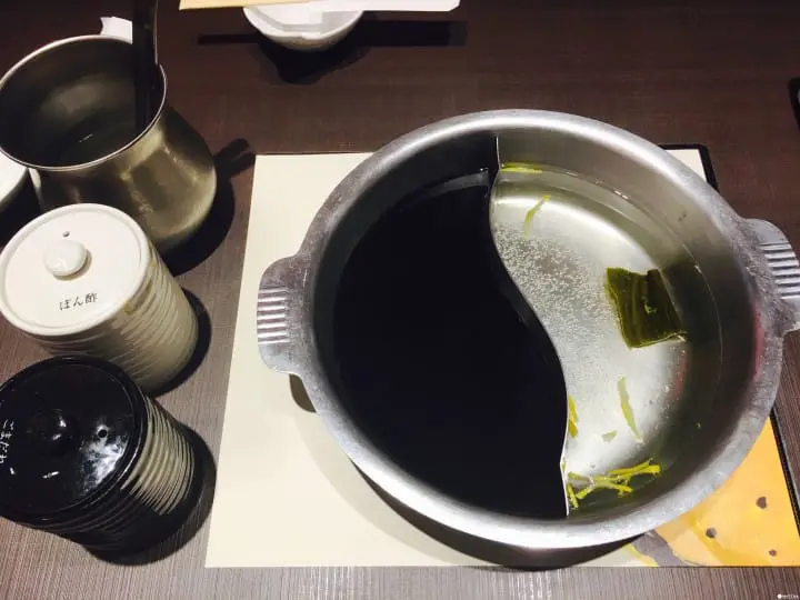 冬天暖胃汤头大不同的涮涮锅“柚子庵”