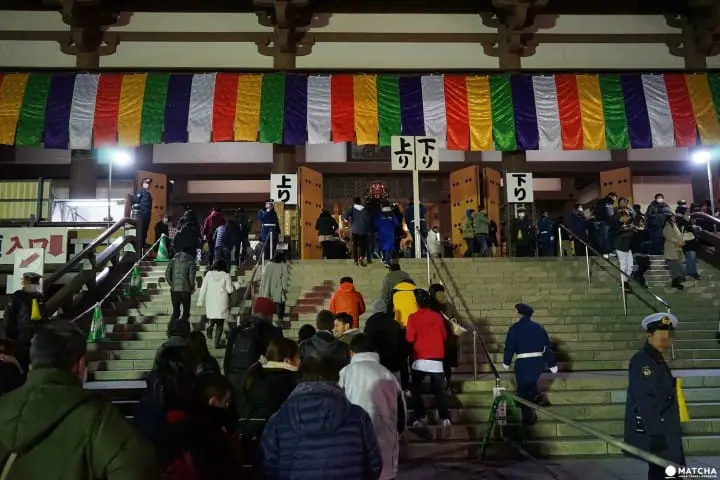 足立区西新井大師で初詣